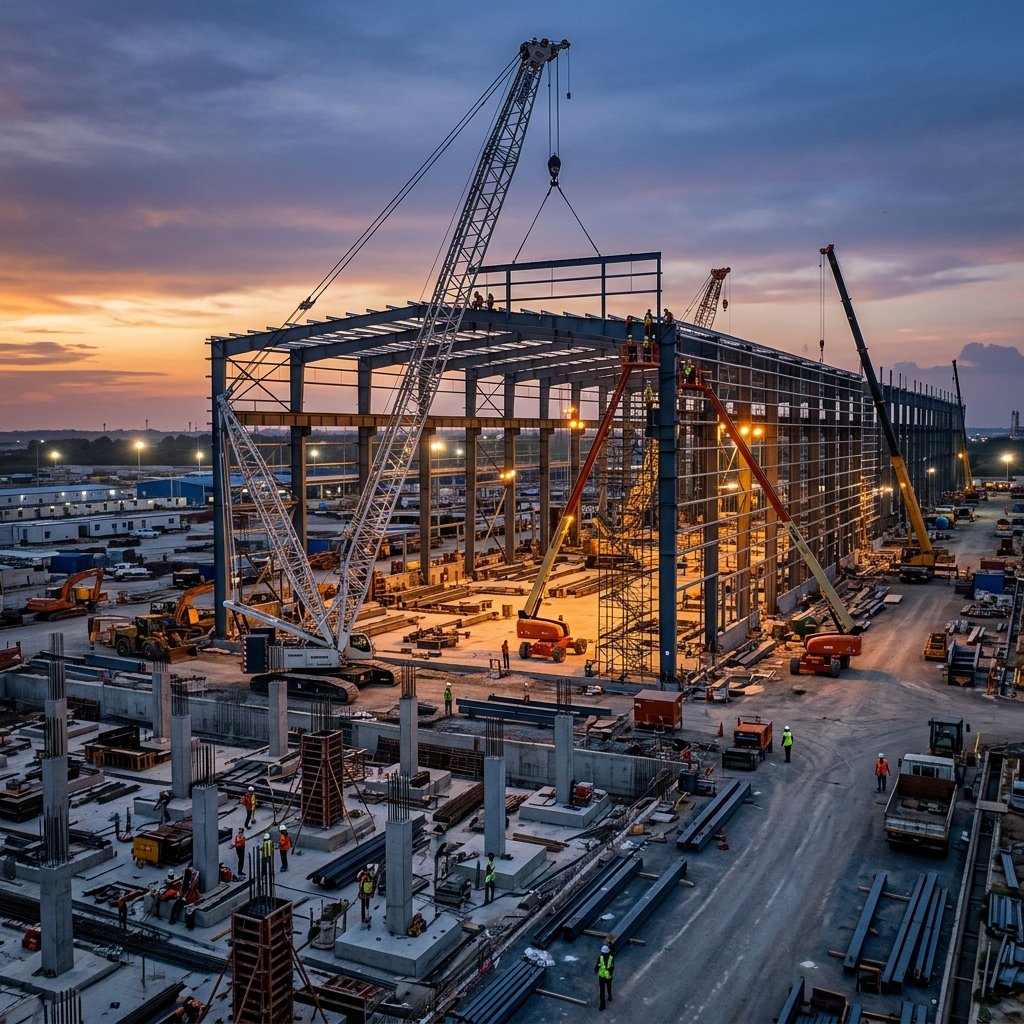Industrial Construction Site